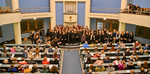 Adventní koncert Církevního gymnázia